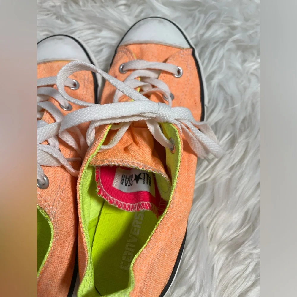 Converse All Star‎ Light Orange Double Tongue Sneaker junior Size 4